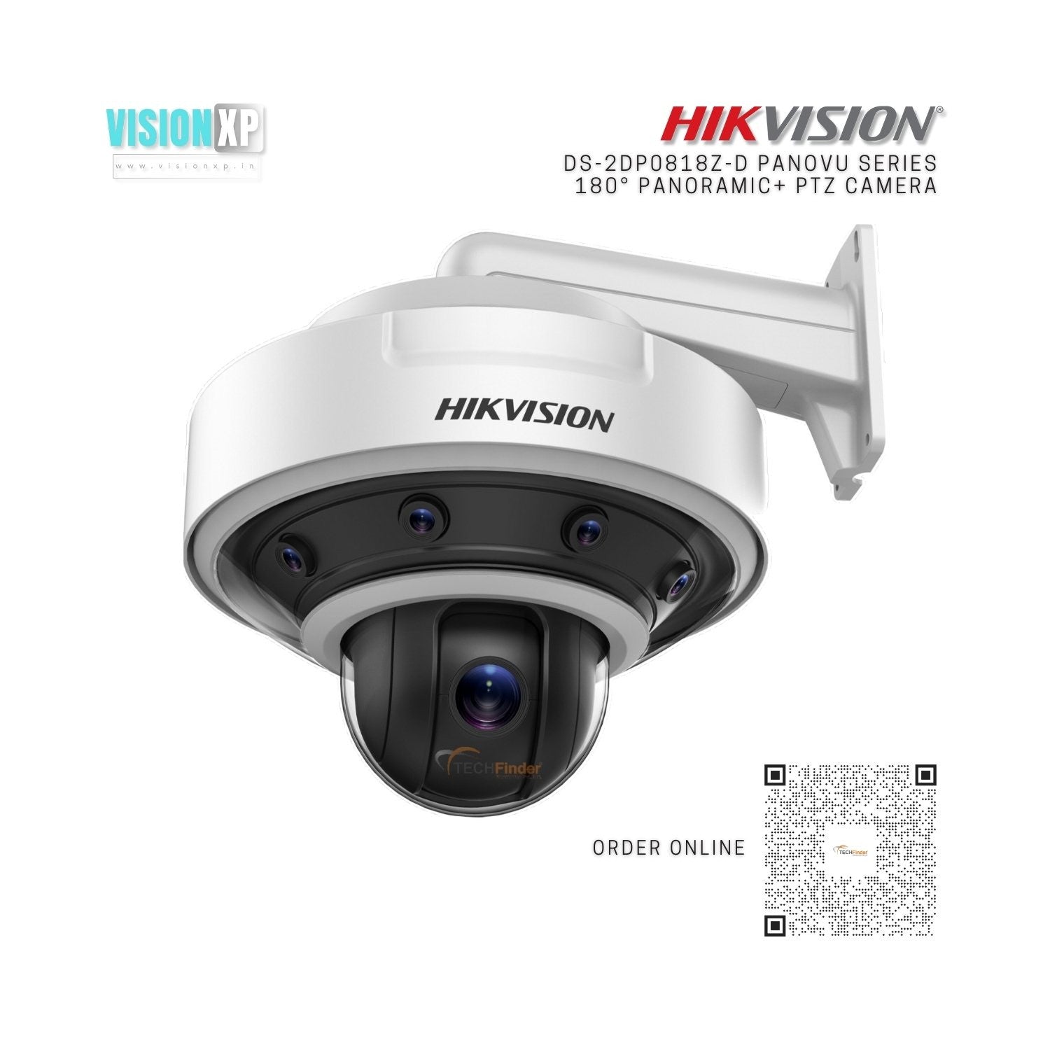 Hikvision DS-2DP0818Z-D PanoVu series 180° Panoramic+ PTZ Camera Hikvision DS-2DP0818Z-D PanoVu series 180° Panoramic+ PTZ Camera